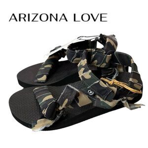 NEW Arizona Love Camo Print Trekky Women's Sandals 36